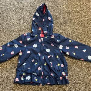 Carter’s toddler Navy Blue Patterned Rain Coat